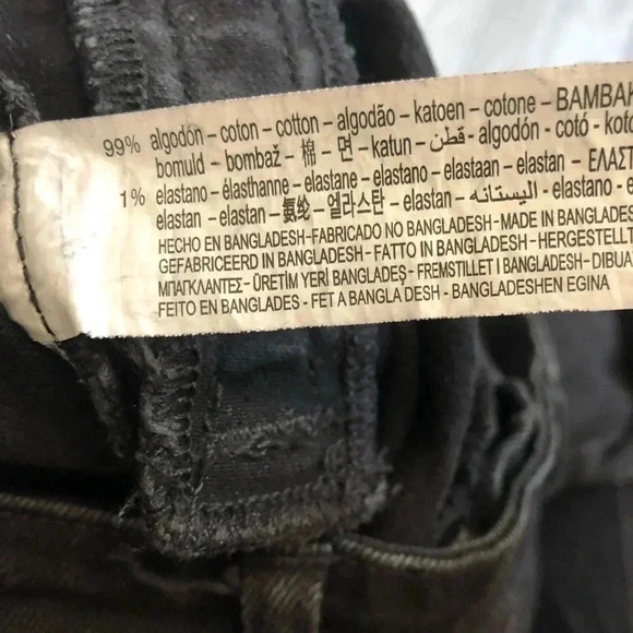 Zara Ankle High Rise Jeans Denim US4 Womens Ankle Mid Flare - Picture 10 of 11